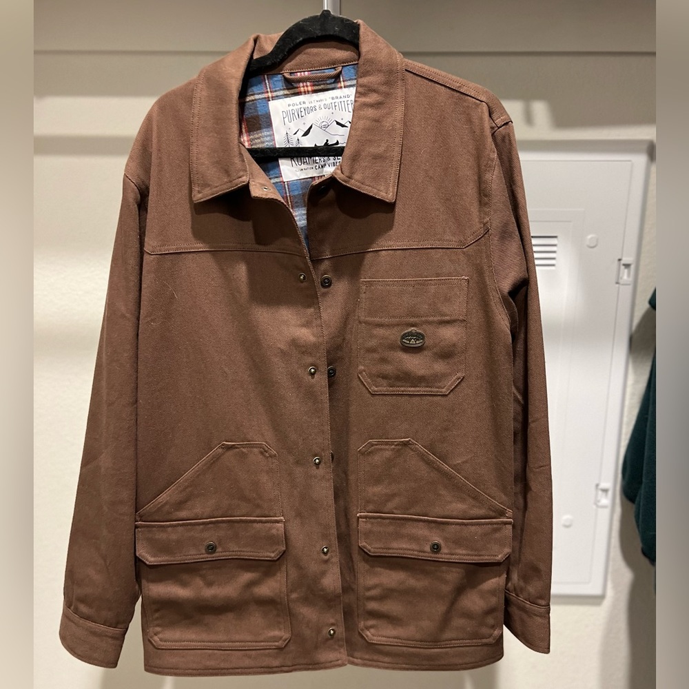 Poler Scappose Chore Jacket - XL - Brown